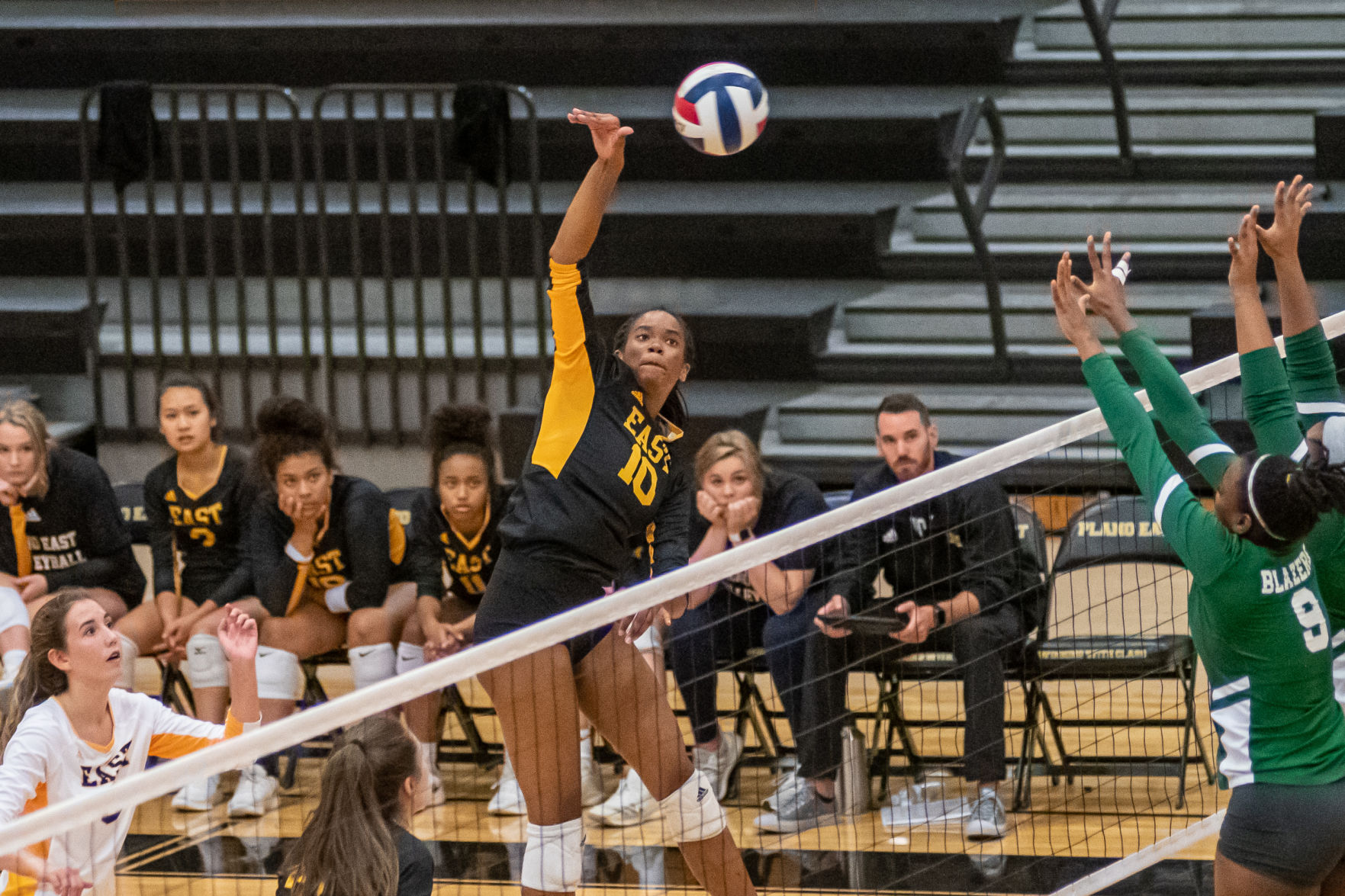 East freshman outside hitter Krista Dooley